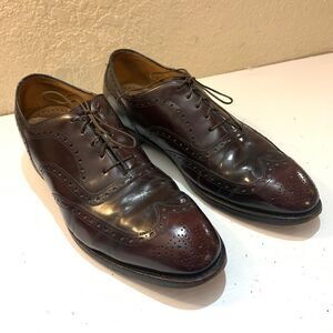 Johnston & Murphy Size 11.5 D Mahagony Heritage Wingtips